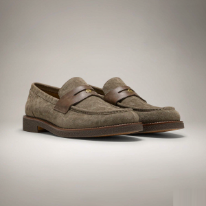Suede Penny Loafers